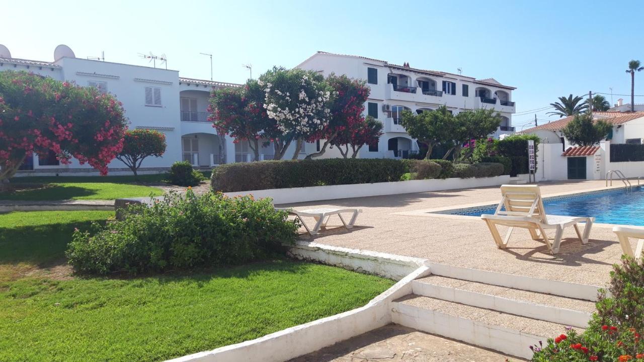 Precioso apartamento residencial con piscina Cala En Porter  Luaran gambar