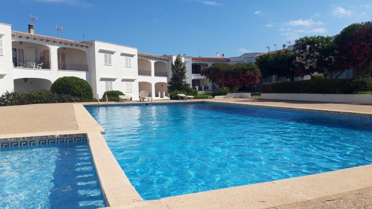 Precioso apartamento residencial con piscina Cala En Porter  Luaran gambar